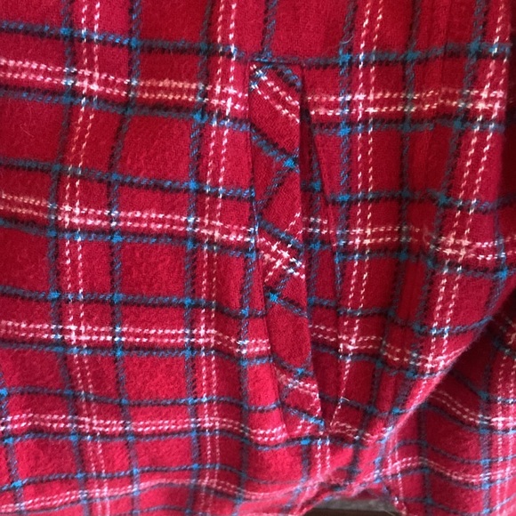 OVADIA Shacket. Red Plaid Oak Workshirt w/ Pockets Men’s Small - Picture 7 of 8